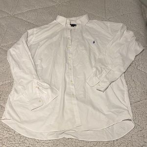 White polo mens dress shirt with original tags